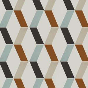 Catchii Behang Zigzag Franky beige multi Catchii Behang Zigzag Franky beige multi