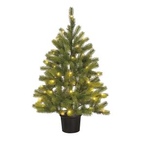 Black Box Trees Nagoya Kunstkerstboom in Pot met LED Verlichting – H90 Black Box Trees Nagoya Kunstkerstboom in Pot met LED Verlichting – H90