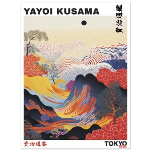 Artfulprints Poster Yayoi Kusama – Tokyo 1998 – 30×40 cm – Rood Artfulprints Poster Yayoi Kusama – Tokyo 1998 – 30×40 cm – Rood