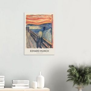 Artfulprints Edvard Munch – The Scream 1893 poster 50×70 cm Artfulprints Edvard Munch – The Scream 1893 poster 50×70 cm