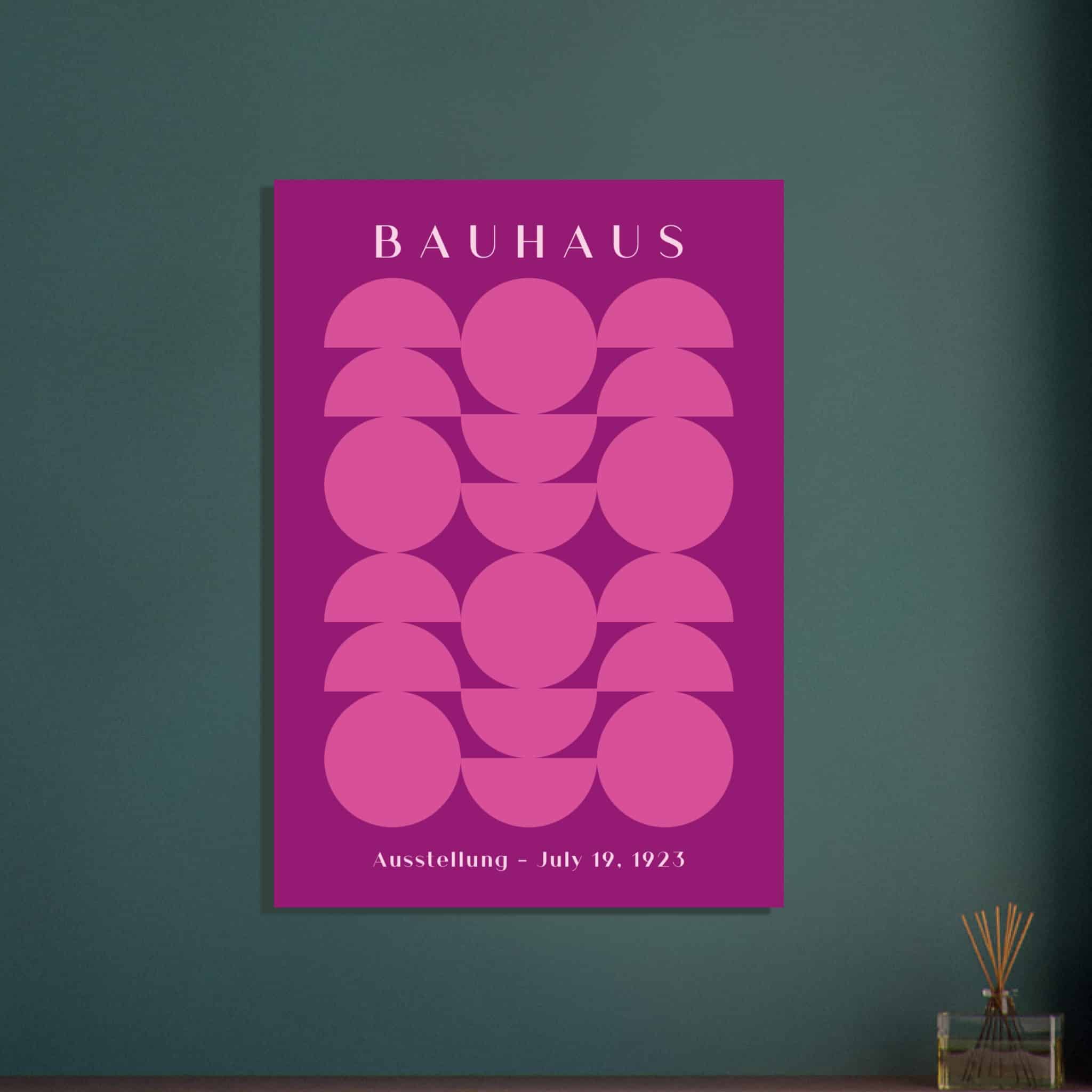 Artfulprints Poster Bauhaus - Ausstellung 1923 - 70x100 cm - Paars