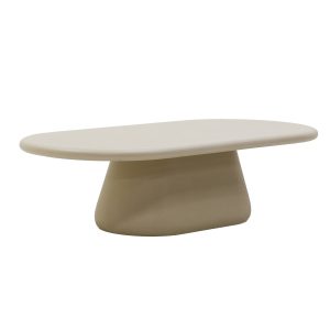DÉJA Living Salontafel Riva Ovaal – Eco Composiet – 120x65x39cm