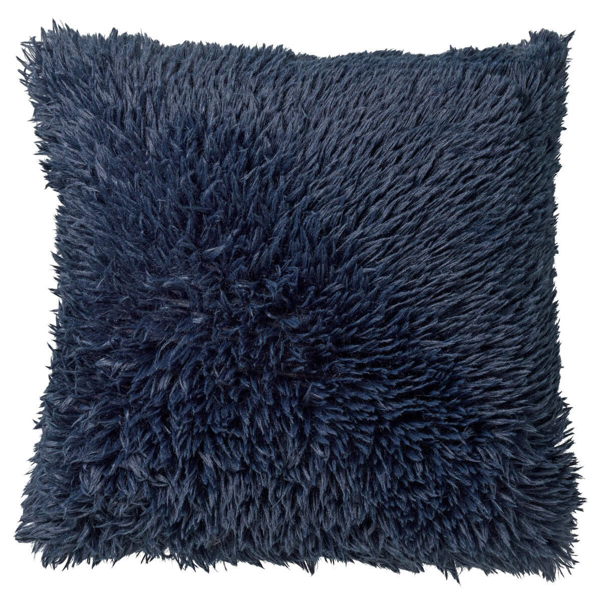 FLUFFY - sierkussen 60x60 cm - superzacht - XL kussen - Insignia Blue