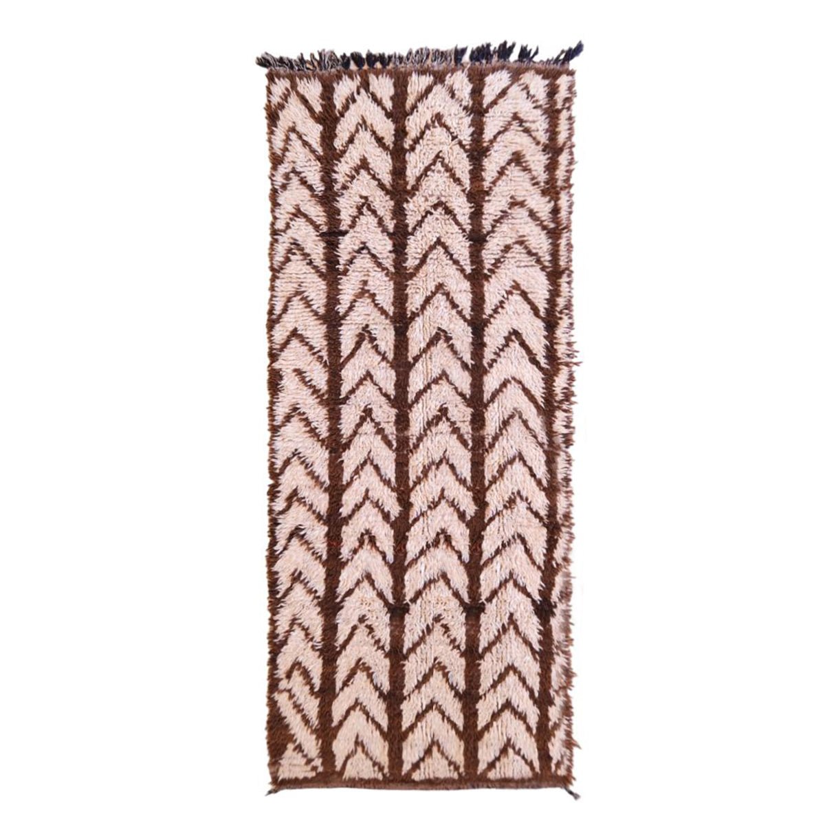 AFK Living vloerkleed Berber - handgemaakt - Wol - 111 x 269 cm