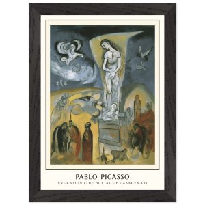 Artfulprints Poster met Lijst Pablo Picasso – Evocation – A4 21×29.7 c Artfulprints Poster met Lijst Pablo Picasso – Evocation – A4 21×29.7 c