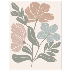 Artfulprints Poster Boho – Pastel bloom – 30×40 cm – Meerkleurig Artfulprints Poster Boho – Pastel bloom – 30×40 cm – Meerkleurig