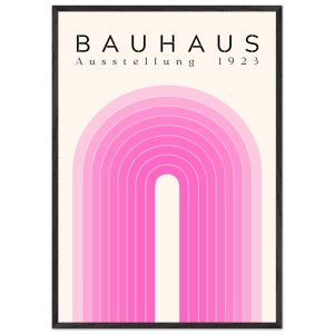 Artfulprints Poster met Lijst Bauhaus – Pink rainbow – 70×100 cm – Roz Artfulprints Poster met Lijst Bauhaus – Pink rainbow – 70×100 cm – Roz