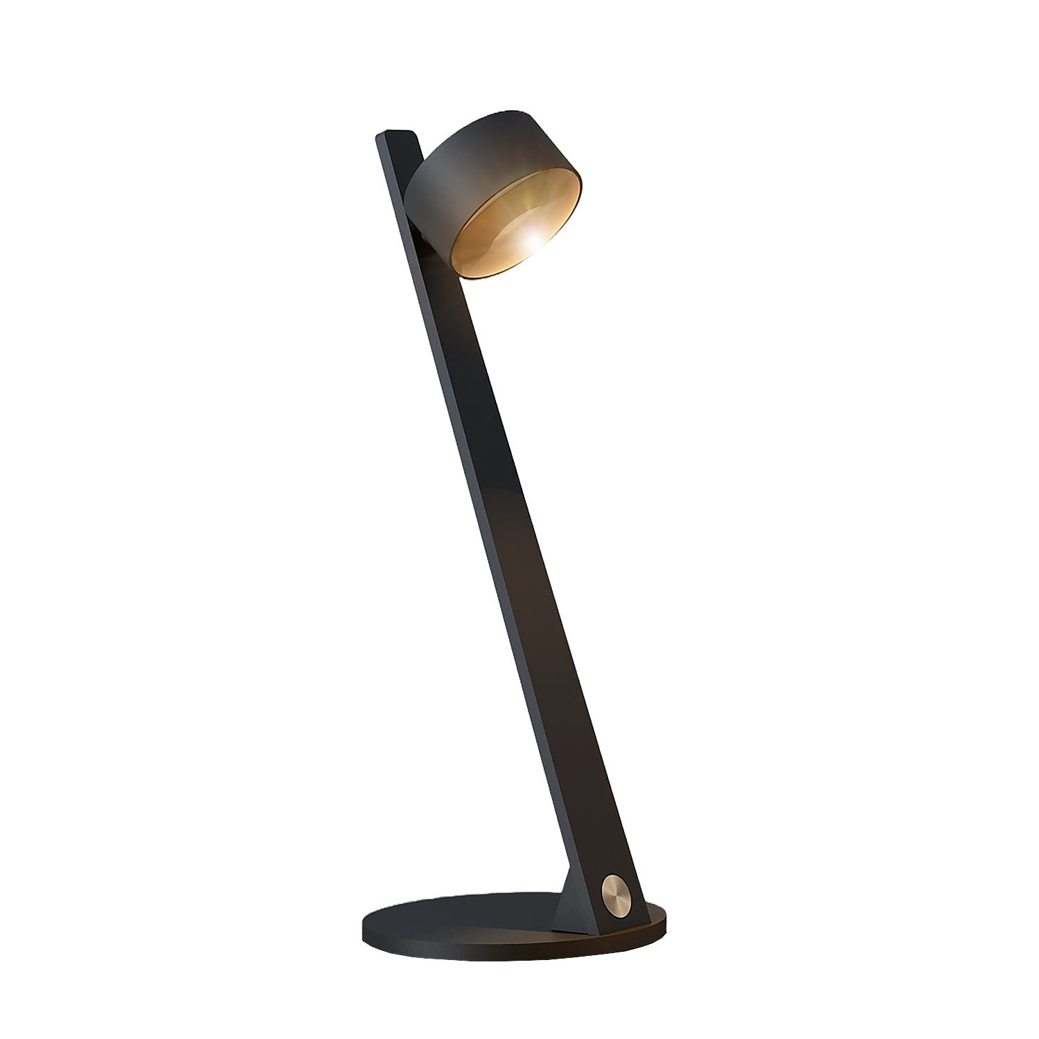 Artdelight tafellamp Omega - 1 lichts - 18 x 49 cm - zwart