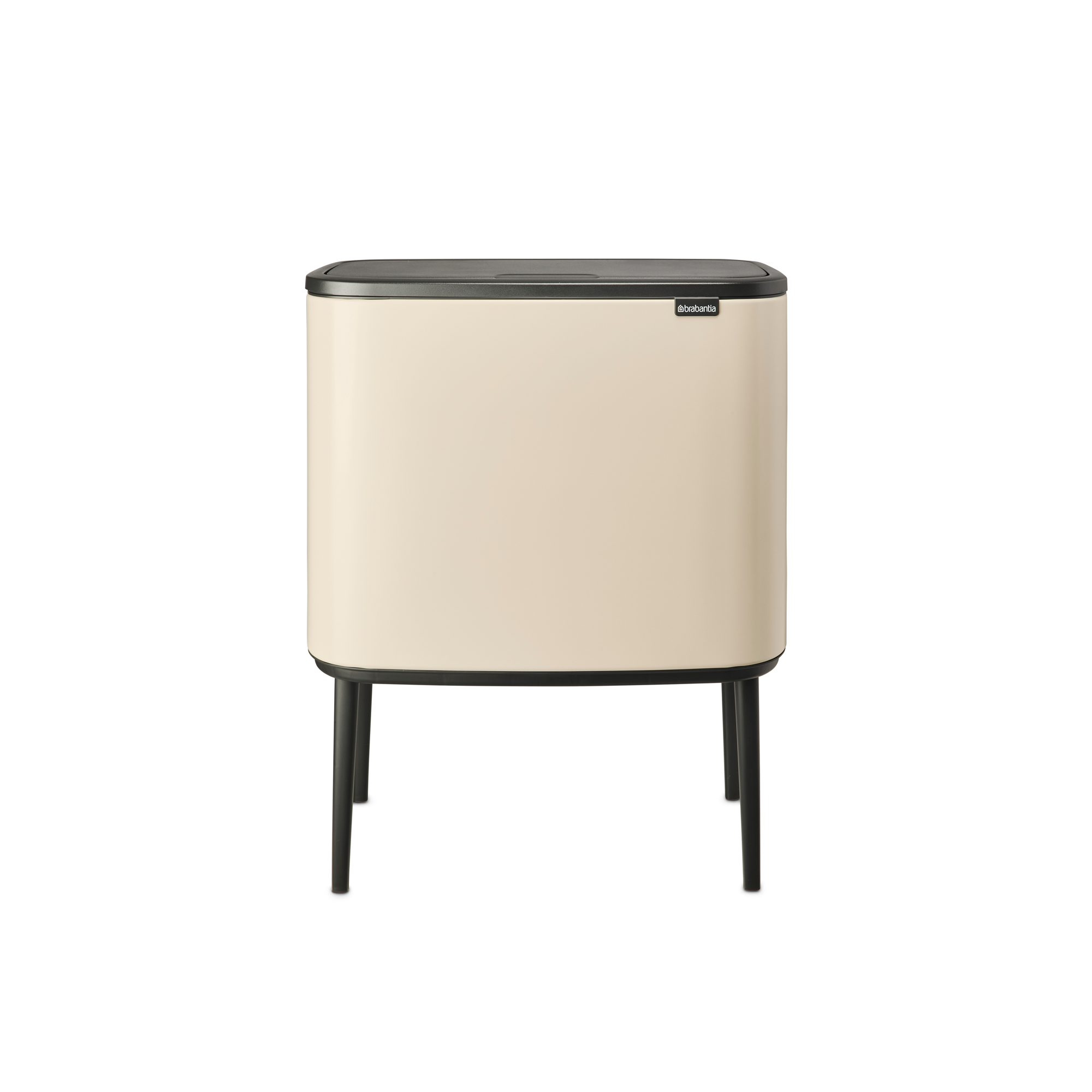 Brabantia Bo Touch Bin, met 2 binnenemmers, 11 + 23 liter - Soft Beige