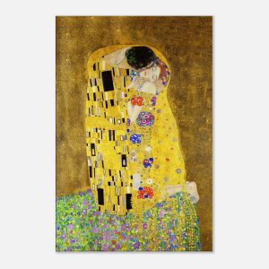Artfulprints Canvas Gustav Klimt – The kiss canvas – 80×120 cm – Geel Artfulprints Canvas Gustav Klimt – The kiss canvas – 80×120 cm – Geel
