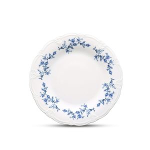 Bonbistro – Plat bord 32cm blue flower Retro – Set van 2 Bonbistro – Plat bord 32cm blue flower Retro – Set van 2