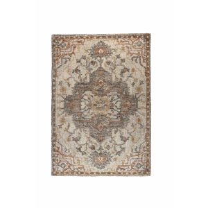 Dutchbone Amori Vloerkleed Grijs/Brick Dutchbone Amori Vloerkleed Grijs/Brick