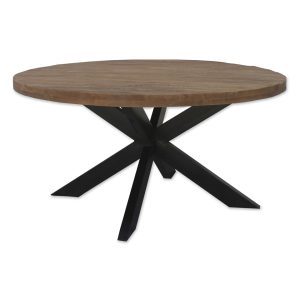 Brix eetkamertafel – 130 cm – mangohout – bruin Brix eetkamertafel – 130 cm – mangohout – bruin