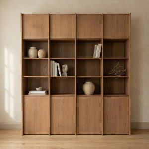 DÉJA Living Wandkast Soria – Bruin Eiken – 180x40x200cm DÉJA Living Wandkast Soria – Bruin Eiken – 180x40x200cm