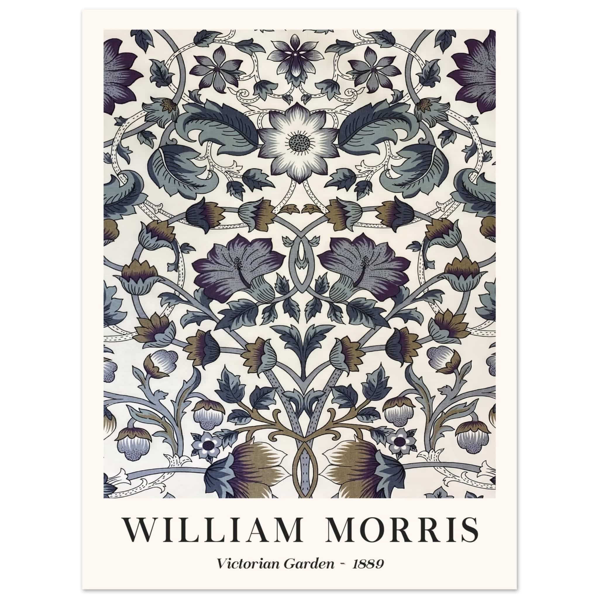 Artfulprints Poster William Morris - Victorian garden 1889 - 30x40 cm