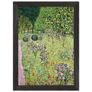 Artfulprints Poster met Lijst Gustav Klimt – Orchard with roses – A4 2 Artfulprints Poster met Lijst Gustav Klimt – Orchard with roses – A4 2