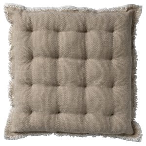 BURTO – stoelkussen 40×40 cm – gewassen katoen – Pumice Stone – beige BURTO – stoelkussen 40×40 cm – gewassen katoen – Pumice Stone – beige