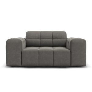 Cosmopolitan Design Fauteuil Chicago flueel lichtgrijs – 102x132x78cm Cosmopolitan Design Fauteuil Chicago flueel lichtgrijs – 102x132x78cm