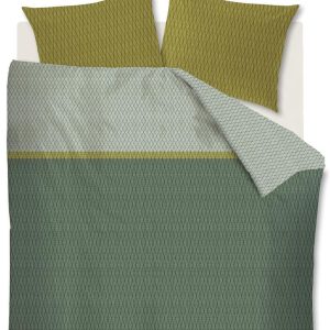 Beddinghouse dekbedovertrek Leith – 260×200/220 cm – groen Beddinghouse dekbedovertrek Leith – 260×200/220 cm – groen