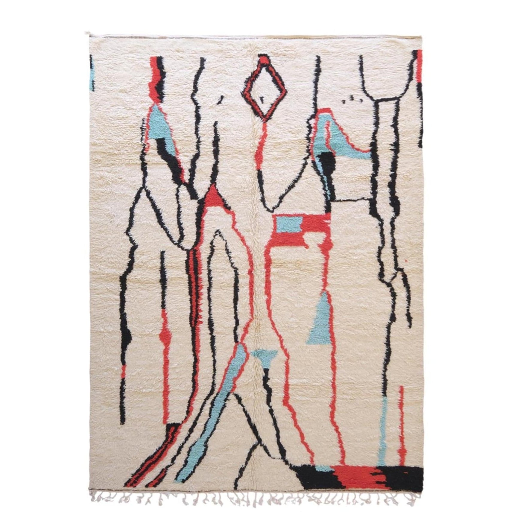 AFK Living vloerkleed Berber - handgemaakt - Wol - 234 x 333 cm