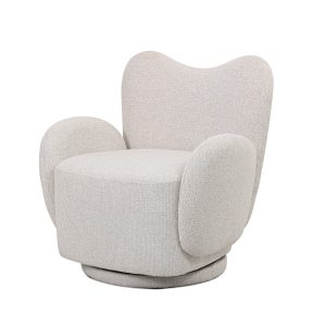 DÉJA Living Draaifauteuil Lola – Stof – Off-White DÉJA Living Draaifauteuil Lola – Stof – Off-White