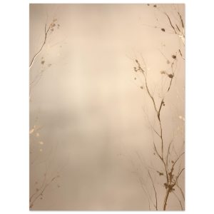 Artfulprints Poster Abstract – Golden leafs – 30×40 cm – Goud Artfulprints Poster Abstract – Golden leafs – 30×40 cm – Goud