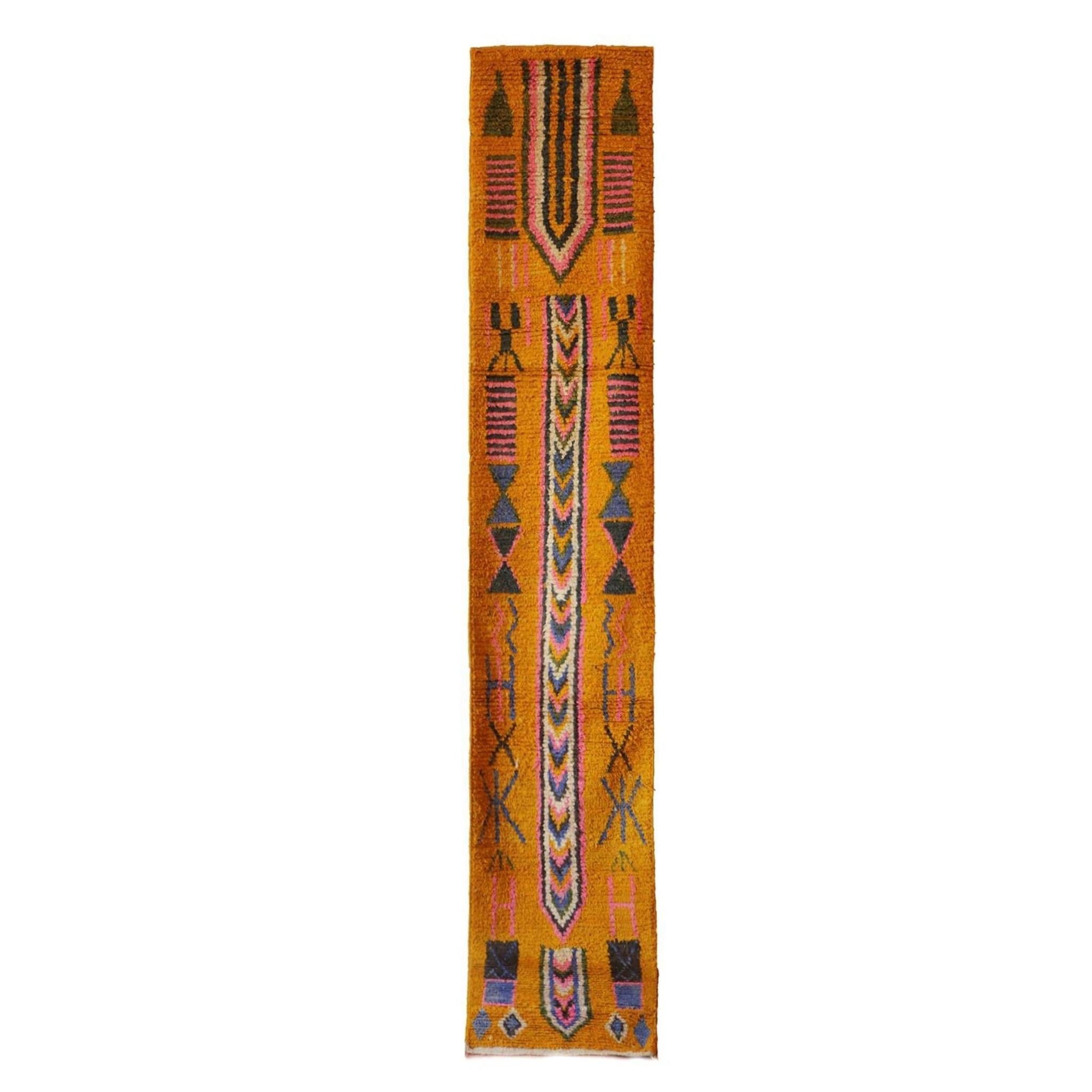 AFK Living vloerkleed Berber - handgemaakt - Wol - 391 x 72 cm