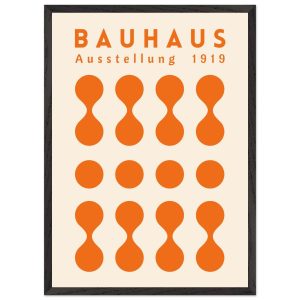 Artfulprints Poster met Lijst Bauhaus – Ausstellung orange – 50×70 cm Artfulprints Poster met Lijst Bauhaus – Ausstellung orange – 50×70 cm