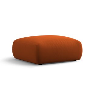 Cosmopolitan Design Poef Matera flueel terracotta – 68x86x40cm Cosmopolitan Design Poef Matera flueel terracotta – 68x86x40cm