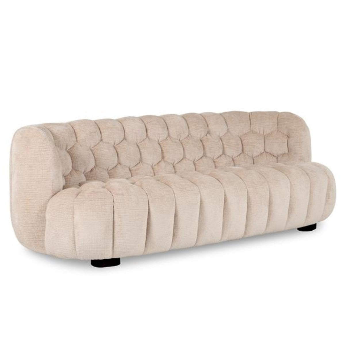 DÉJA Living 3-zits Bank Trones - Beige Stof - 230x100x75cm