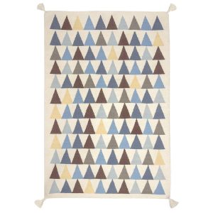AFK Living vloerkleed Triangles – voor kinderen – Katoen – 110 x 160 c AFK Living vloerkleed Triangles – voor kinderen – Katoen – 110 x 160 c