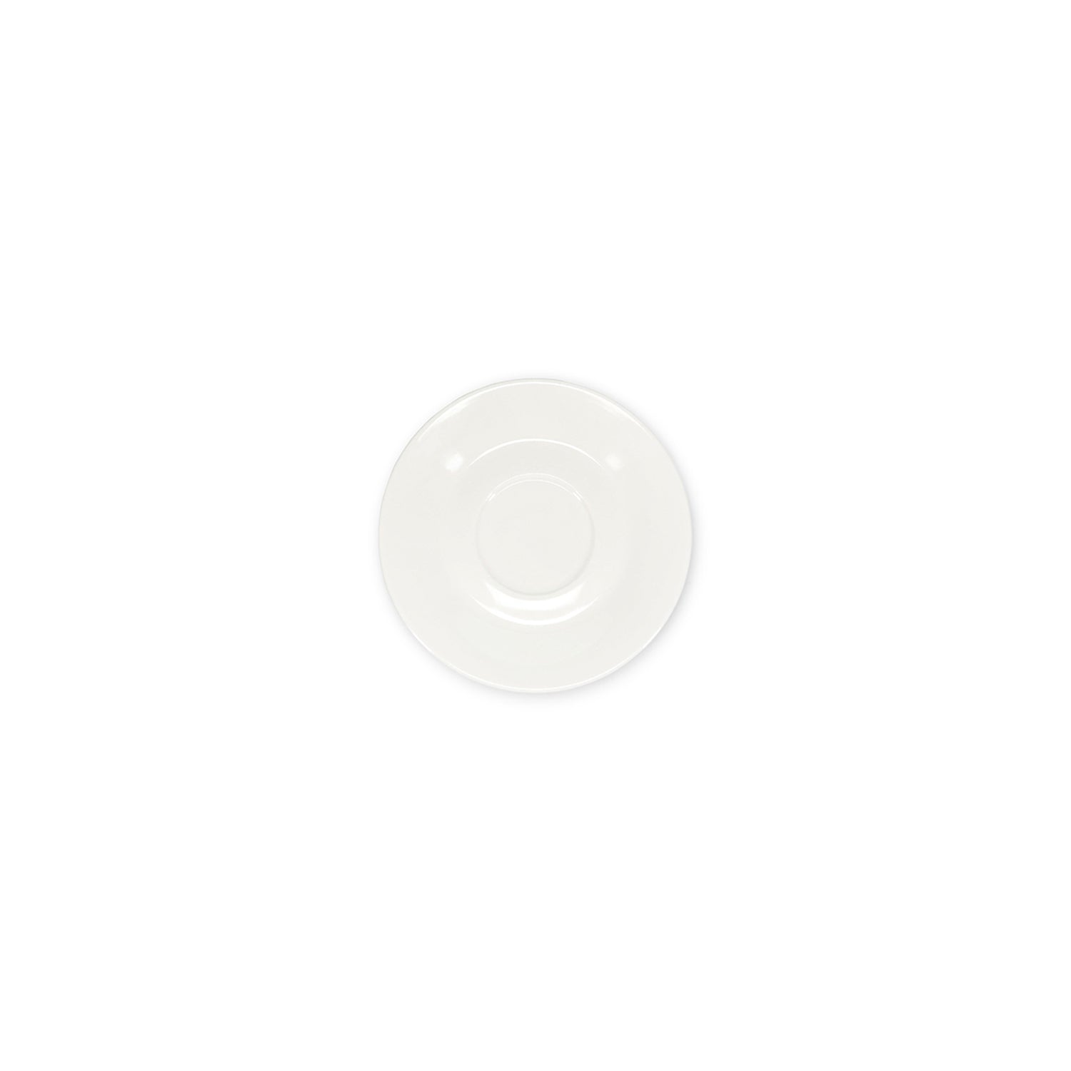 Bonbistro - Schotel 15,5cm voor kop 16cl en kop 20,5cl wit Barista - S