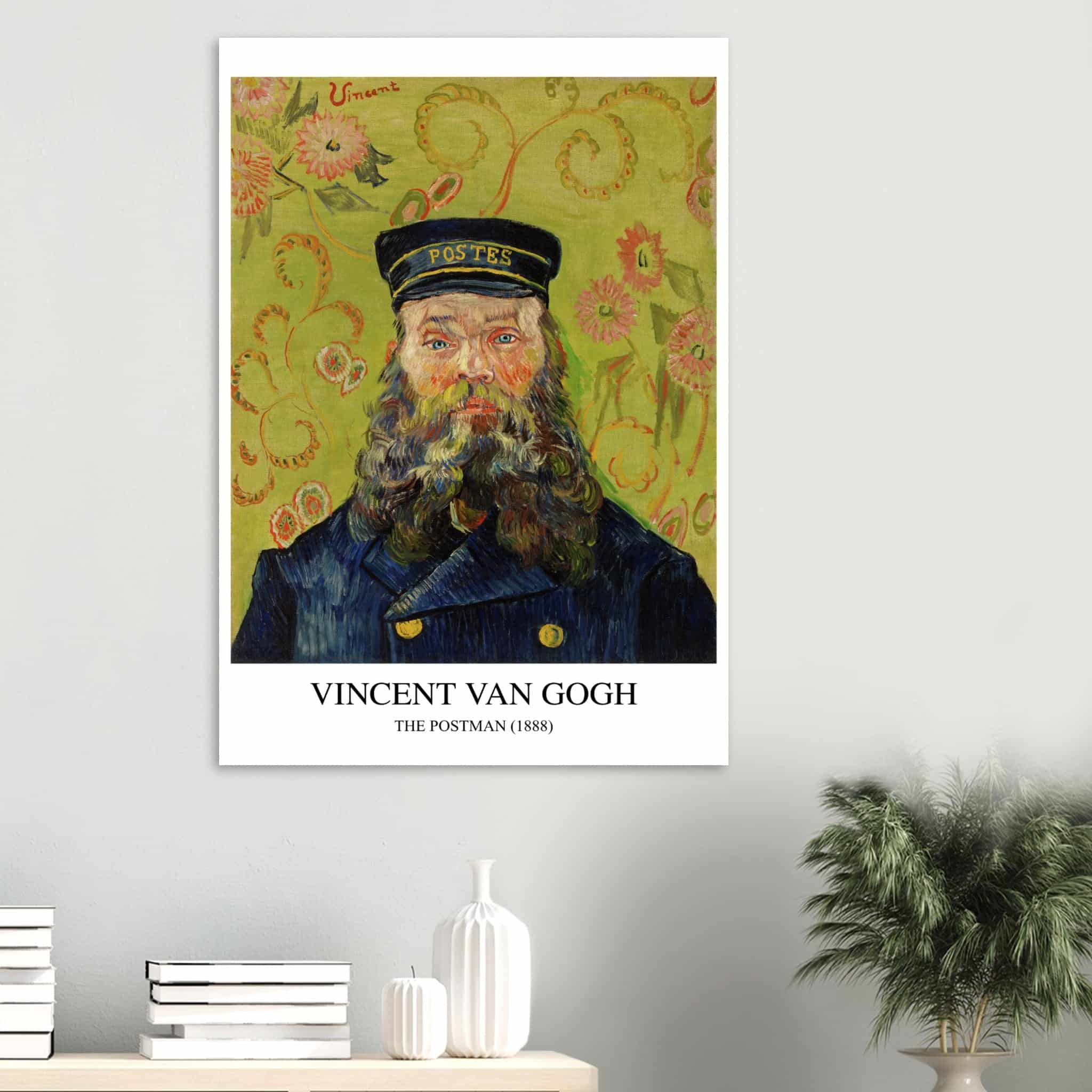 Artfulprints Vincent van Gogh - The Postman 1888 poster 70x100 cm