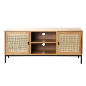Calicosy – JAYA TV-meubel Woonkamer – Licht hout – 39x120x51 cm Calicosy – JAYA TV-meubel Woonkamer – Licht hout – 39x120x51 cm