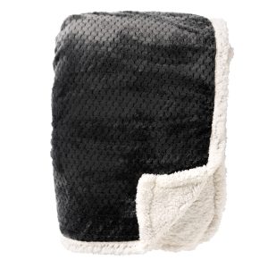 CODY – plaid 150×200 cm – sherpa fleece deken – honingraatpatroon – Ra CODY – plaid 150×200 cm – sherpa fleece deken – honingraatpatroon – Ra