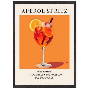 Artfulprints Poster met Lijst Aperol Spritz – Ingrediënten – 50×70 cm Artfulprints Poster met Lijst Aperol Spritz – Ingrediënten – 50×70 cm