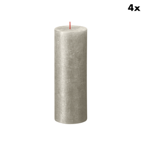 Bolsius rustieke kaarsen Shimmer – champagne – 19cm Bolsius rustieke kaarsen Shimmer – champagne – 19cm