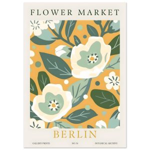 Artfulprints Poster Flower market – Berlin I – A4 21×29.7 cm – Meerkle Artfulprints Poster Flower market – Berlin I – A4 21×29.7 cm – Meerkle