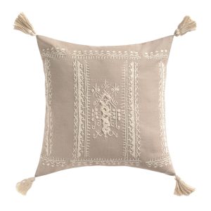 Calma House Kussenhoes Traste – Steenkleur – 45×45 Calma House Kussenhoes Traste – Steenkleur – 45×45
