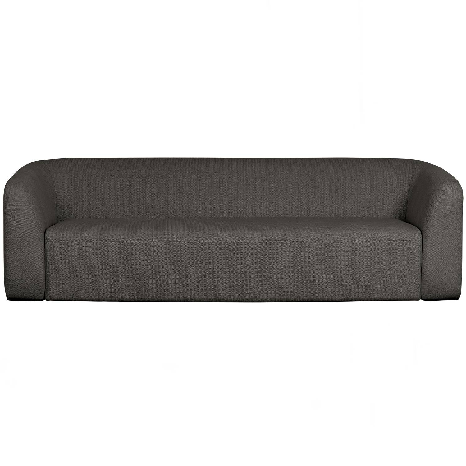 WOOOD 3-zits bank Sloping - PE - Grijs/zwart Melange - 77x240x87