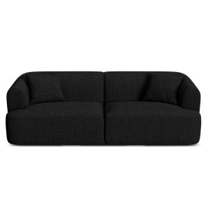 Cosmopolitan Design Modulaire bank Campi 3-zits, structurele stof zwar Cosmopolitan Design Modulaire bank Campi 3-zits, structurele stof zwar