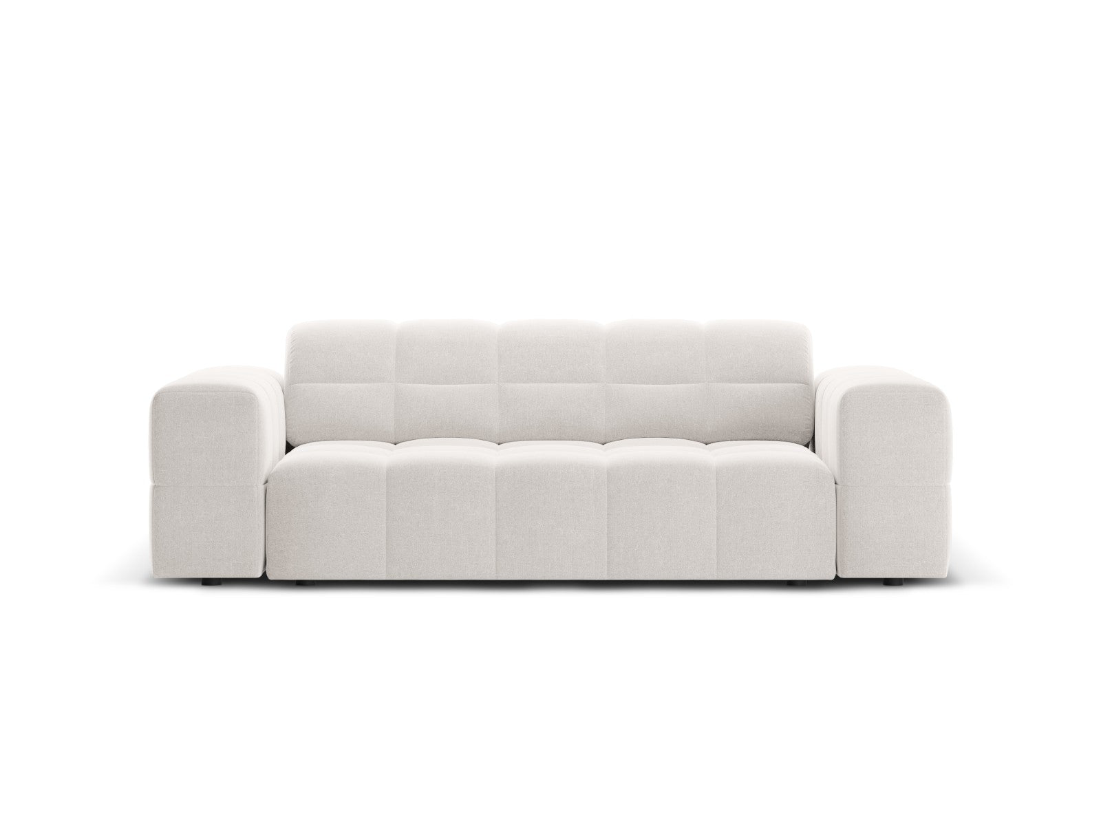 Cosmopolitan Design Bank Chicago 2-zits, chenille lichtgrijs - 102x178