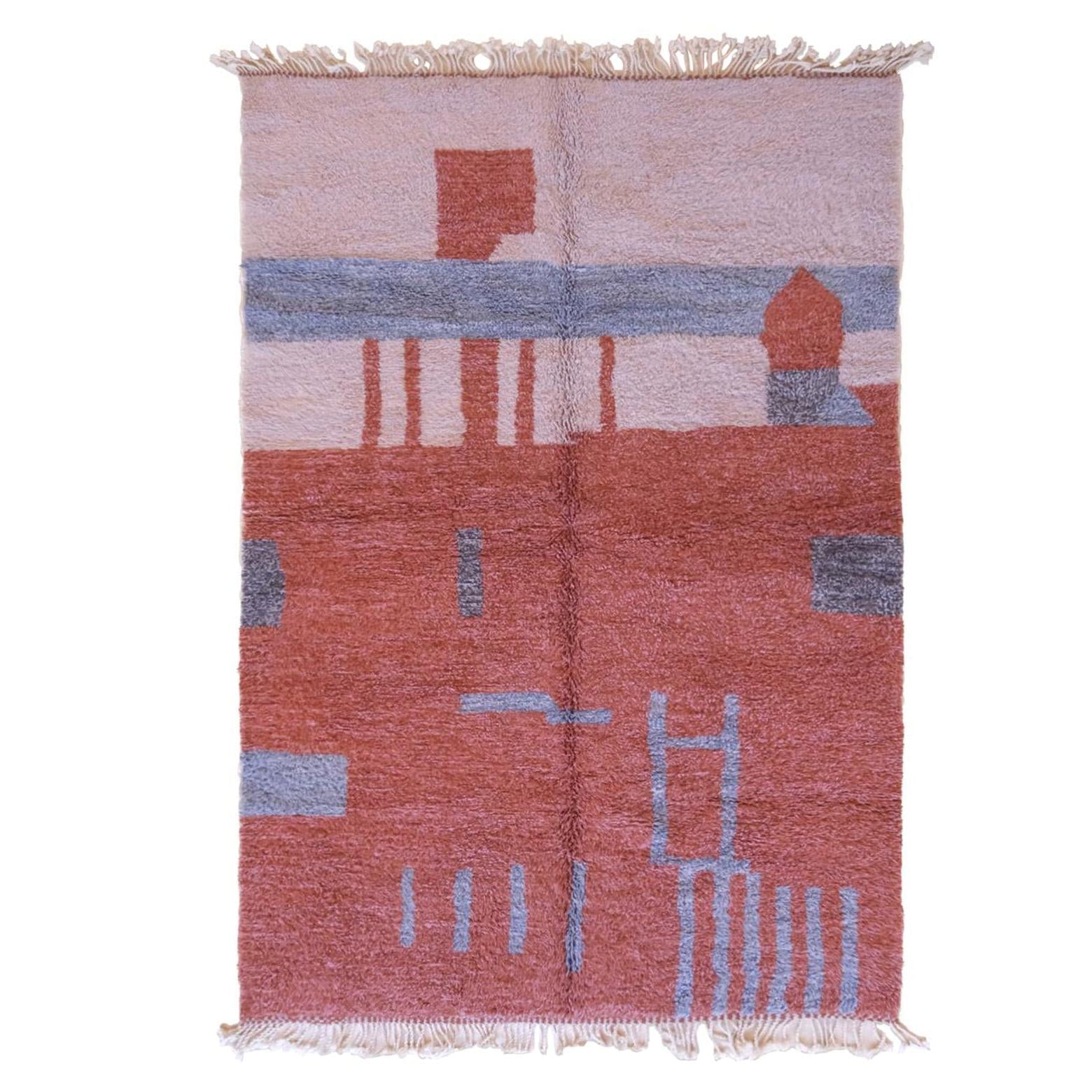 AFK Living vloerkleed Berber - handgemaakt - Wol - 203 x 304 cm