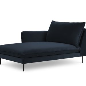 Cosmopolitan Design linker meridiaan Vienna flueel, donkerblauw – 170x Cosmopolitan Design linker meridiaan Vienna flueel, donkerblauw – 170x