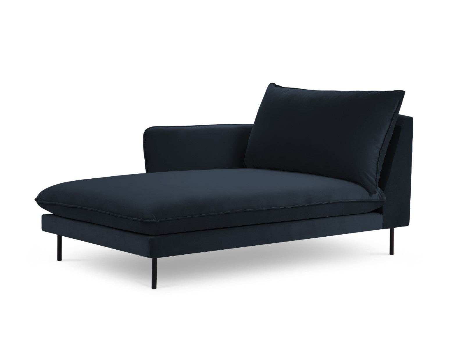 Cosmopolitan Design linker meridiaan Vienna flueel, donkerblauw - 170x