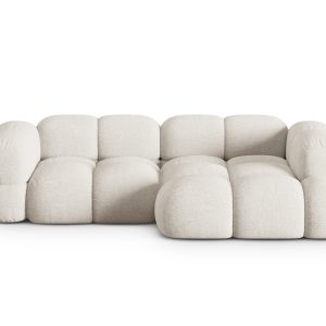 Cosmopolitan Design rechter hoekbank Loretto 3-zits, structurele stof Cosmopolitan Design rechter hoekbank Loretto 3-zits, structurele stof