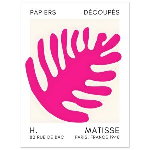 Artfulprints Poster Matisse – Coral bloom pink – 30×40 cm – Roze Artfulprints Poster Matisse – Coral bloom pink – 30×40 cm – Roze