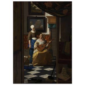 Artfulprints Poster Johannes Vermeer – De liefdesbrief – 50×70 cm – Br Artfulprints Poster Johannes Vermeer – De liefdesbrief – 50×70 cm – Br