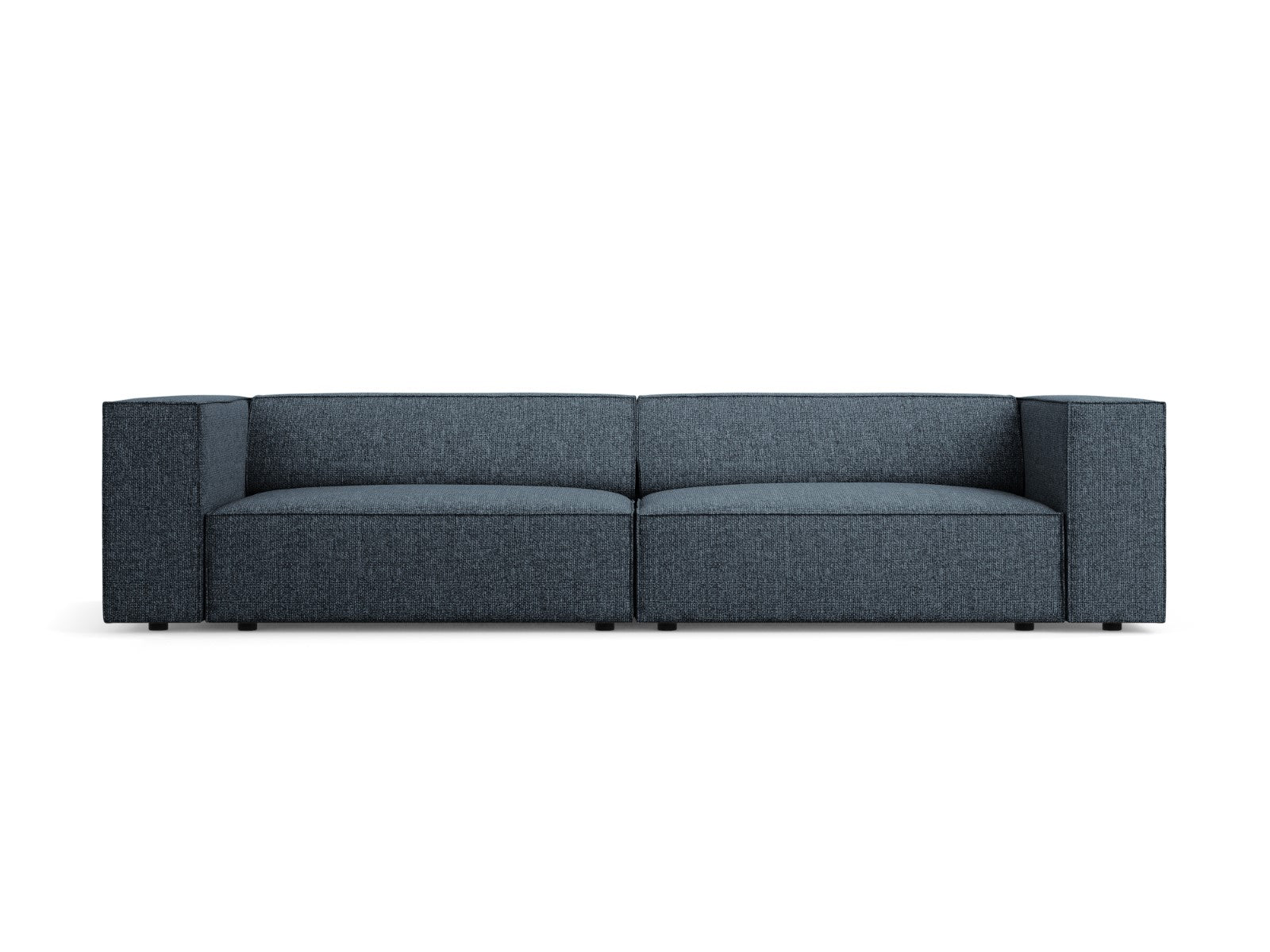 Cosmopolitan Design Bank Arendal 4-zits, chenille, koningsblauw - 102x