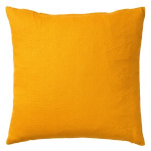 JAMES – Sierkussen 45×45 cm – duurzaam katoen – effen kleur – Golden G JAMES – Sierkussen 45×45 cm – duurzaam katoen – effen kleur – Golden G